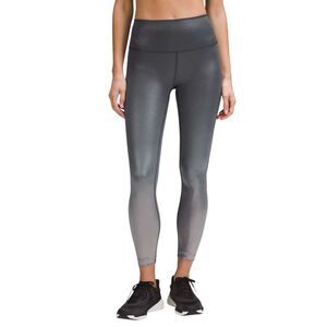 Lululemon Wunder Train High-Rise Tight 25" *Foil Gradient Foil Engineer Grey